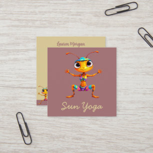 Tarjeta De Visita Cuadrada Hormigas Zen 2