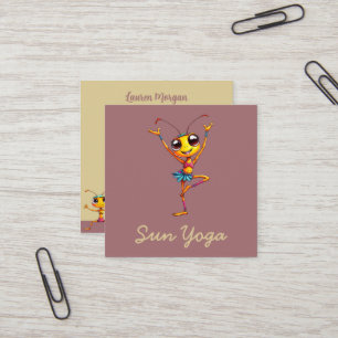 Tarjeta De Visita Cuadrada Hormigas Zen 4