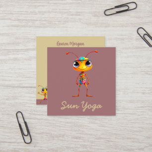 Tarjeta De Visita Cuadrada Hormigas Zen 5