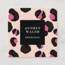 Huella de leopardo de Rubor Girly Pink Back