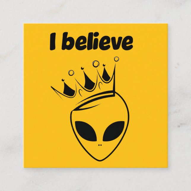 Tarjeta De Visita Cuadrada I believe (Anverso)