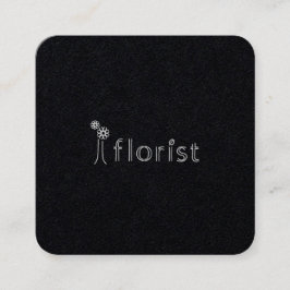 Tarjeta De Visita Cuadrada i floristさまショップカード１（角丸）