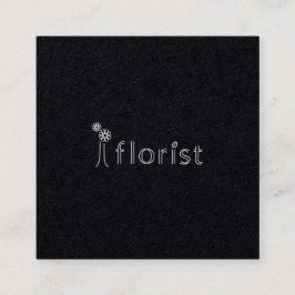 Tarjeta De Visita Cuadrada i floristさまショップカード２