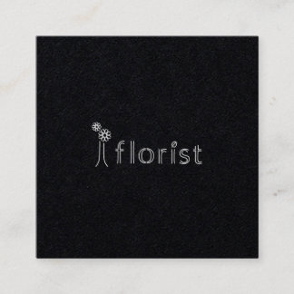 Tarjeta De Visita Cuadrada i floristさまショップカード２
