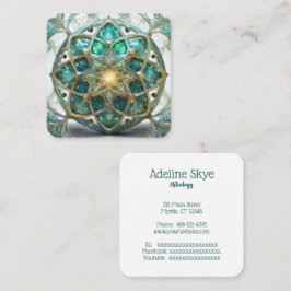 Tarjeta De Visita Cuadrada Imagen mística