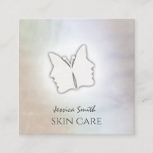 Impresionante moda chica cara mariposa holográfica