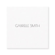 Información de NOMBRE moderno minimalista Blanco n