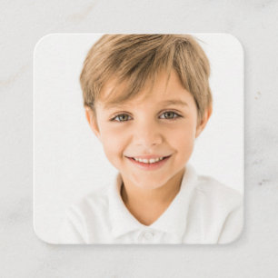 Tarjeta De Visita Cuadrada Información para padres sobre alergia alimentaria 