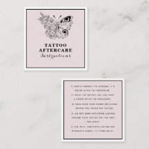 Instrucciones para el cuidado posterior del tatuaj