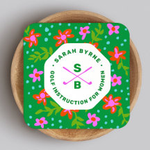 Instructora De Golf Femenina Golf Pro Monograma Fl