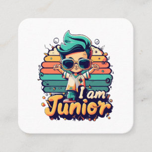 Tarjeta De Visita Cuadrada Junior