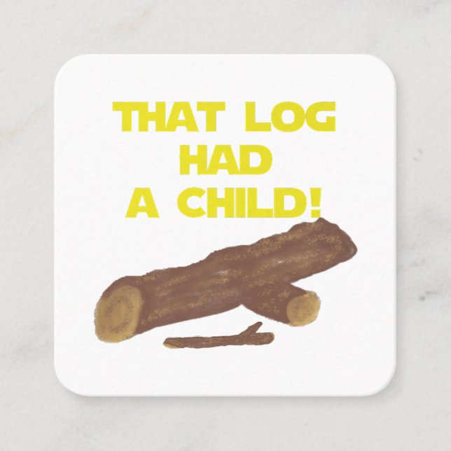 Tarjeta De Visita Cuadrada La Camisa De Fantasma SciFi - ¡Ese Registro Tenía  (Anverso)