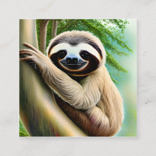 Tarjeta De Visita Cuadrada La lotería es un animal fascinante que es bueno