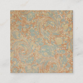 Tarjeta De Visita Cuadrada Libro del patrón antiguo I