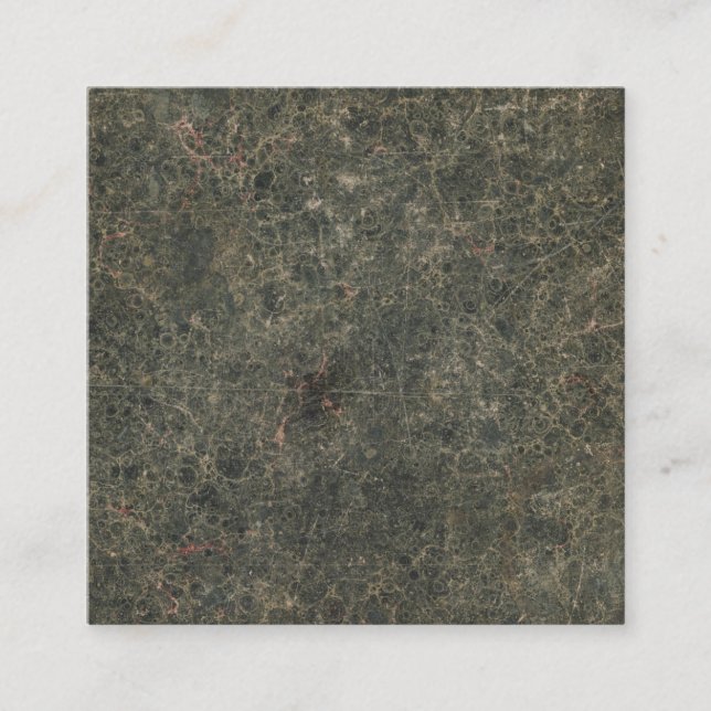 Tarjeta De Visita Cuadrada Libro IV del Patrón Antiguo (Anverso)