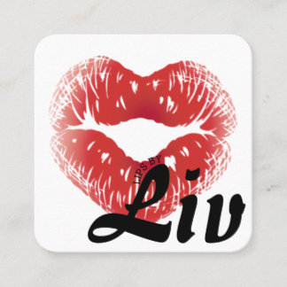 Tarjeta De Visita Cuadrada Ligerar simple