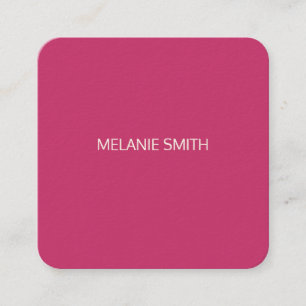 Tarjeta De Visita Cuadrada Limpieza simple