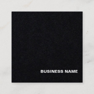 Tarjeta De Visita Cuadrada Llano de lujo elegante del diseño profesional del