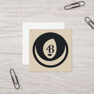 Tarjeta De Visita Cuadrada Logo del movimiento 4B