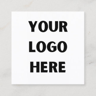 Tarjeta De Visita Cuadrada Logotipo de la empresa personalizado Camión para e