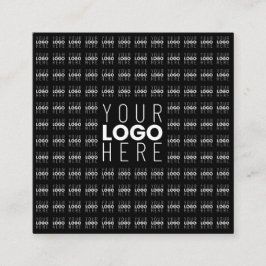 Tarjeta De Visita Cuadrada Logotipo de logotipo o logotipo del gran centro de