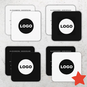 Tarjeta De Visita Cuadrada Logotipo del personalizado Medios sociales Medios