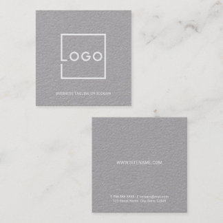 Tarjeta De Visita Cuadrada Logotipo empresarial personalizado profesional