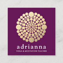 Logotipo moderno de oro borgoña Mandala
