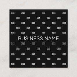 Tarjeta De Visita Cuadrada Logotipo o diseño moderno con cualquier imagen