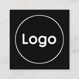 Tarjeta De Visita Cuadrada Logotipo personalizado