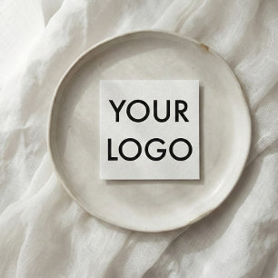 Tarjeta De Visita Cuadrada Logotipo profesional Blanco moderno mínimo