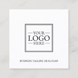 Tarjeta De Visita Cuadrada Logotipo profesional para Personalizados