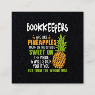 Tarjeta De Visita Cuadrada Los Libreros Son Como Las Piñas.
