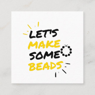 Tarjeta De Visita Cuadrada Los vendedores de cuentas