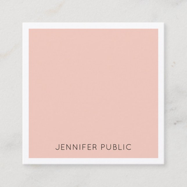 Tarjeta De Visita Cuadrada Lujoso y elegante plantilla de seda premium modern (Anverso)