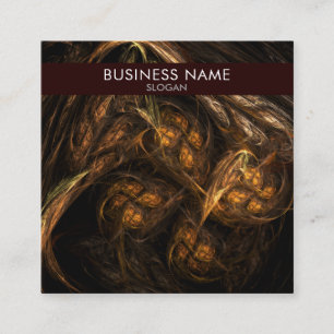 Tarjeta De Visita Cuadrada Madre Tierra Resumen arte profesional