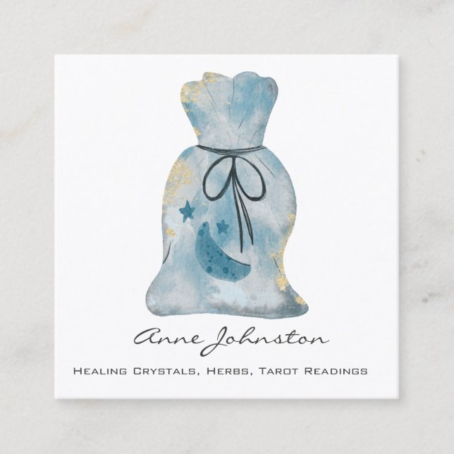 Tarjeta De Visita Cuadrada Magick Bag Square Business Card (Anverso)