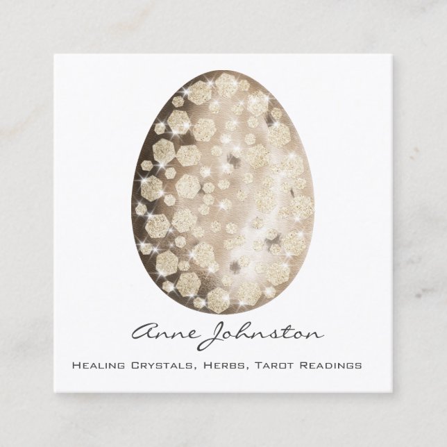 Tarjeta De Visita Cuadrada Magick Dragon Egg Business Card (Anverso)
