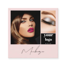 Maquillaje De 3 Fotos De Tinta Negra Rosa Elegante