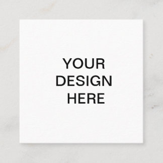 Tarjeta De Visita Cuadrada Marco de maquillaje, simulación de imágenes de cua