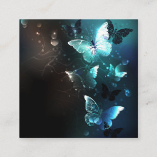 Tarjeta De Visita Cuadrada Mariposas nocturnas