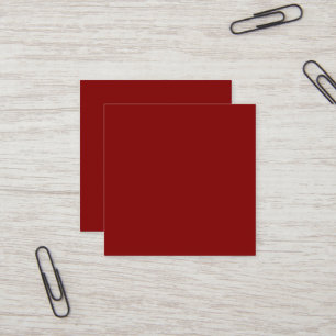 Tarjeta De Visita Cuadrada Maroon Square Business Card