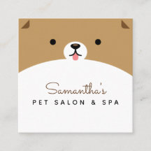 Mascota lindo Cara Perro Salon & Spa Funny Veterin