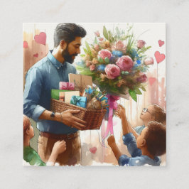 Tarjeta De Visita Cuadrada Masterpiece Mentor