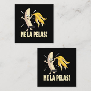 Tarjeta De Visita Cuadrada Me La Pelas