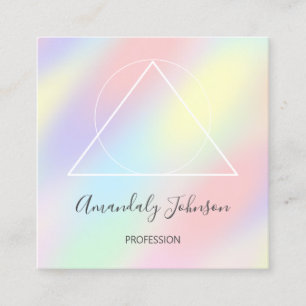 Tarjeta De Visita Cuadrada Médica de Enfermería Física, Phisican Passtel