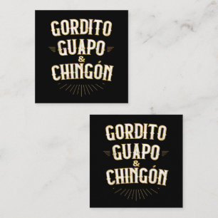 Tarjeta De Visita Cuadrada Mexicano gracioso en español