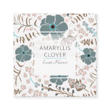 Mezcla floral primavera Verde azulada gris rosa