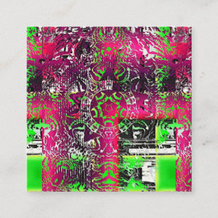 Tarjeta De Visita Cuadrada Mi Nombre No Es Donna