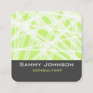 Tarjeta De Visita Cuadrada moda arte abstracto moderno personalizado de doble